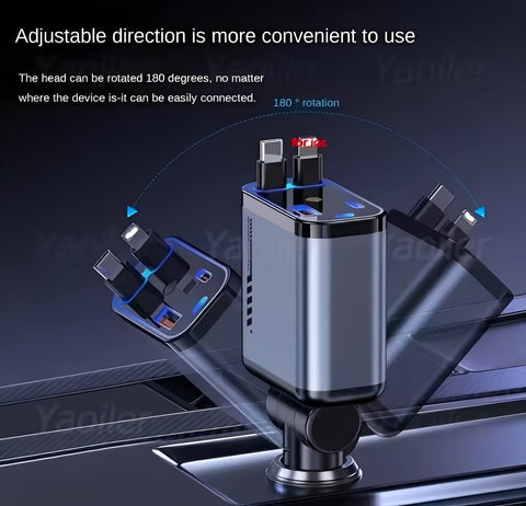 4-in-1 Multifunctional Car Charger