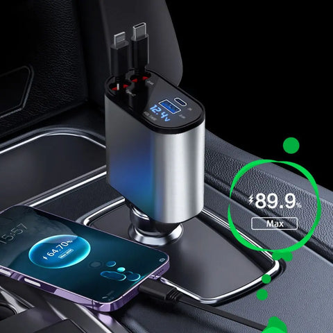 4-in-1 Multifunctional Car Charger