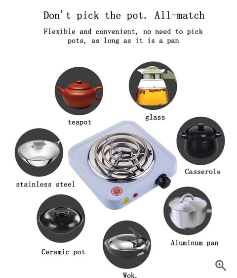 Electric Hot Plate Stove – Easy Cooking Electric Cooker